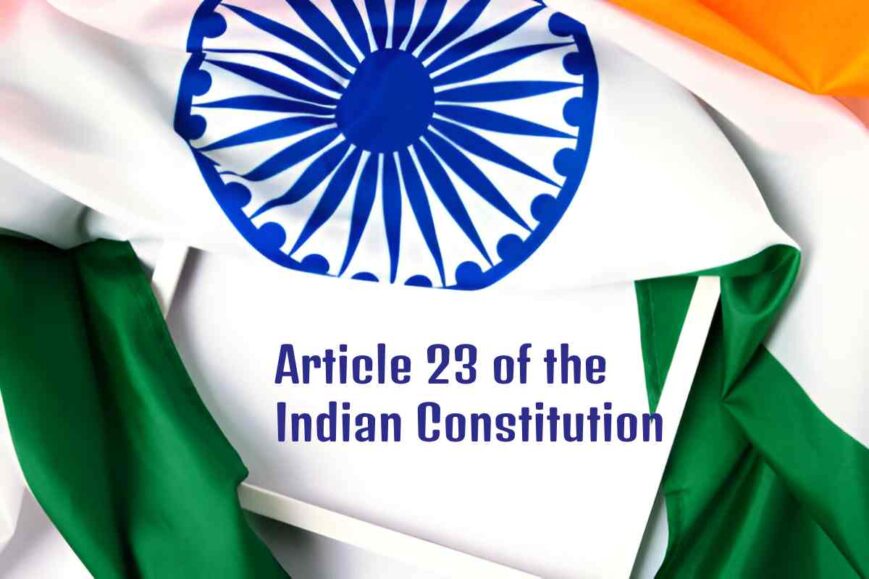 Article 23 of the Indian Constitution