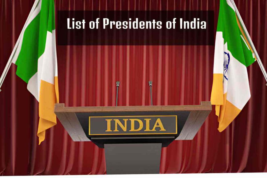 List of Presidents of India