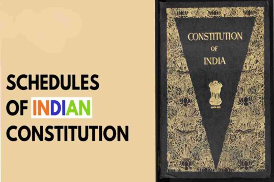 Schedules of the Indian Constitution