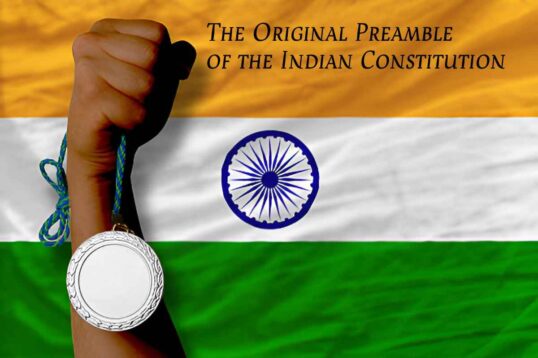 The Original Preamble of the Indian Constitution