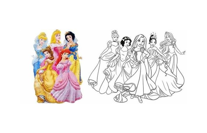 Disney Princesses and Characters