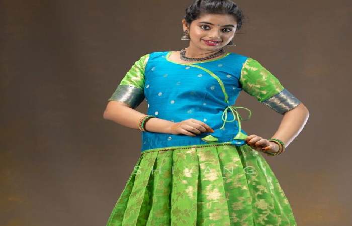 Modern Pattu Pavadai Blouse Designs For Ladies 